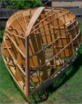 Didi 34 radius chine plywood boat plans for amateur builders